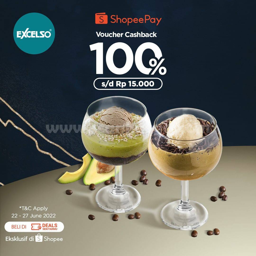 Promo EXCELSO COFFEE SHOPEEPAY – Voucher Cashback 100%