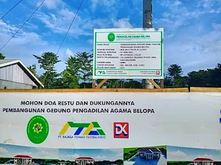 Pembangunan Mega Proyek Plat Merah Hamil