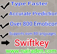 Type faster on your Android device with Swiftkey Keyboard
