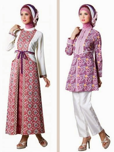 20 Contoh Desain Baju Muslim Gamis Brokat Terbaru 2019