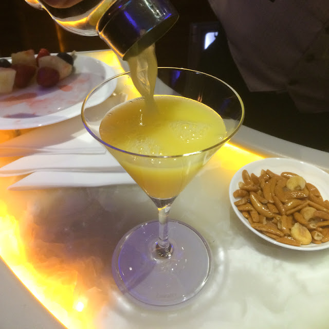 Food Lust People Love: This special cocktail from the Emirates business class menu features bitter orange marmalade, gin and Cointreau, a delightful libation to perk you up any time of the day.