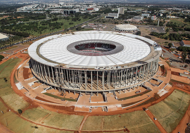 Obras externas no Estádio Nacional