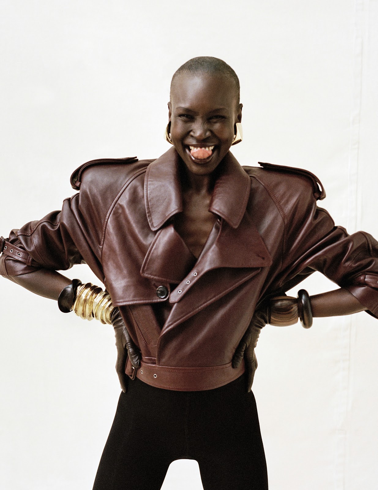 Alek Wek in Vogue Netherlands April 2023 by Sean Thomas