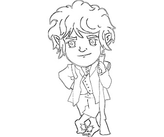 #8 Hobbit Coloring Page