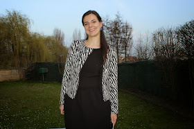 veste zébre naf naf, robe noire see u soon