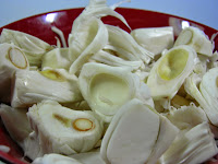 Jackfruit washed and cut into pieces