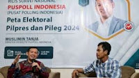 Puspoll Prabowo Subianto-Gibran Rakabuming Raka menempati posisi teratas