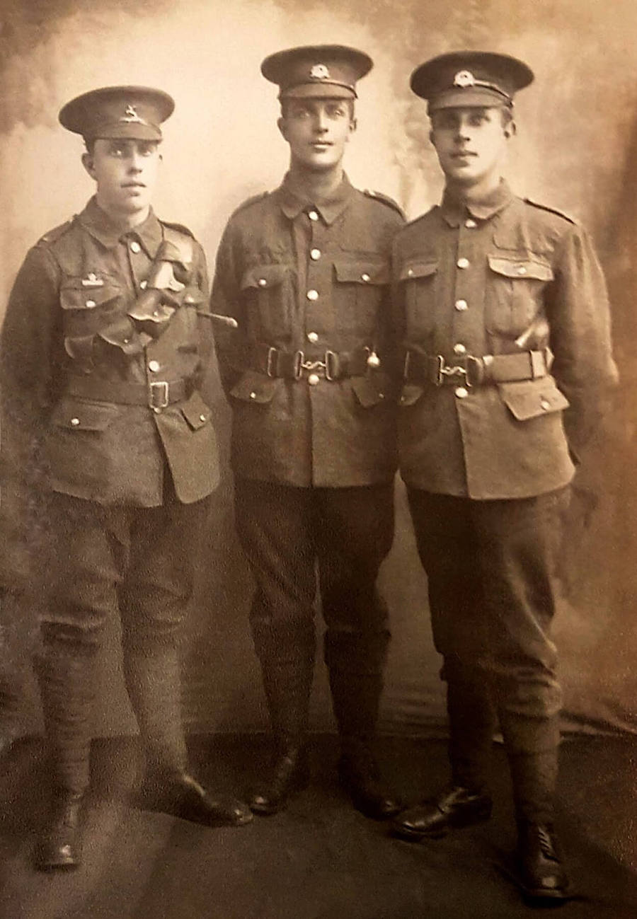 Arthur Dunkling, George Dunkling & Frederick Dunkling, 1916
