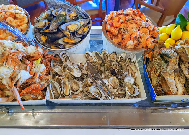 seafood at GourMed Brunch The Cove Rotana