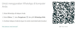 Buka https://web.whatsapp.com pada browser di komputer
