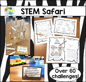 STEM Safari: Over 60 STEM Challenges for Elementary! | Apples to Applique