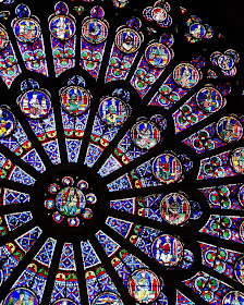 Notre Dame Window by Jeanne Selep