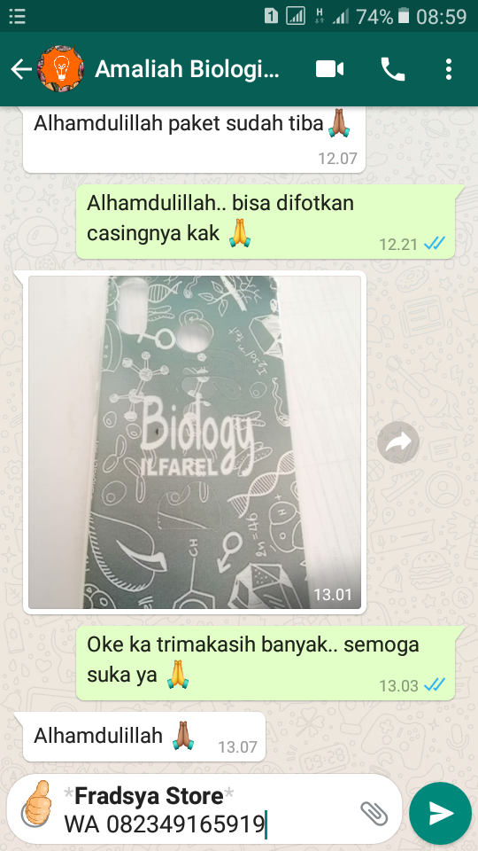 Testi 2 Custom Case Biologi