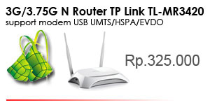 TL-MR3420 modem 3G/3.75G Wireless N Router  