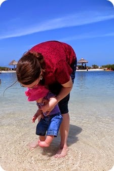 Liberty's First Beach Experience