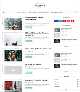 Elegance Beauty Blogger Template