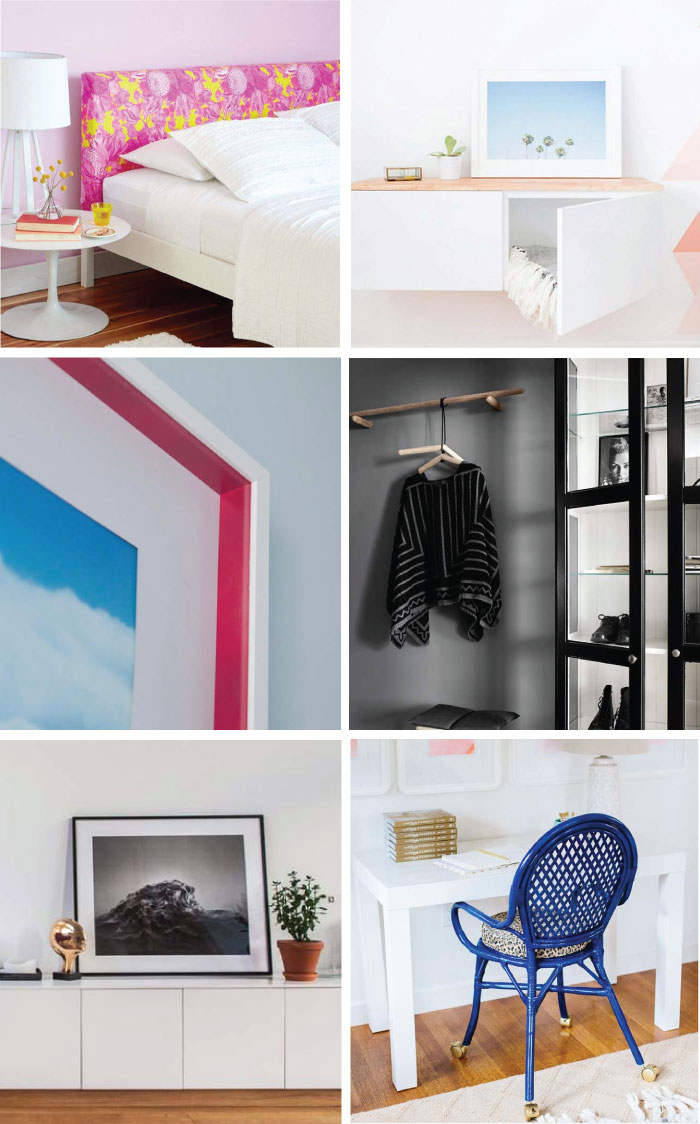 http://www.poppytalk.com/2015/06/6-outstanding-ikea-hacks.html