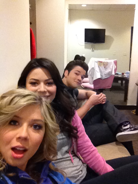 Jennette McCurdy, Miranda Cosgrove y Nathan Kress