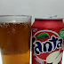 Um refrigerante com um aroma muito bom, mas no sabor fica só um adocicado na água com gás... bebendo Fanta maçã