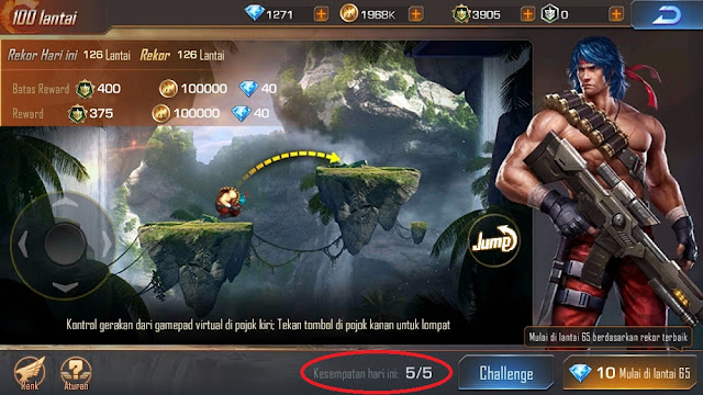 Trik Bermain Mini Game 100 Lantai Berkali Kali Contra Return