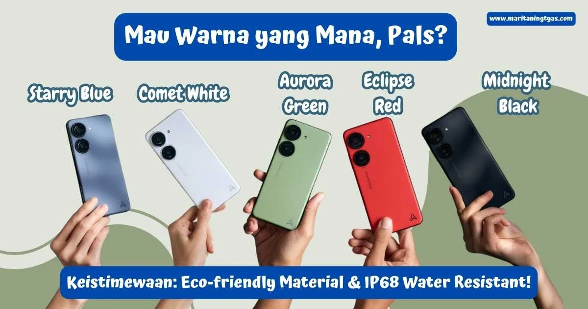 pilihan warna ASUS Zenfone 10