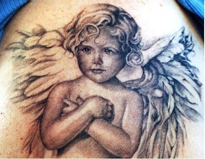 Baby Angel Miami Ink Tattoo for Women: