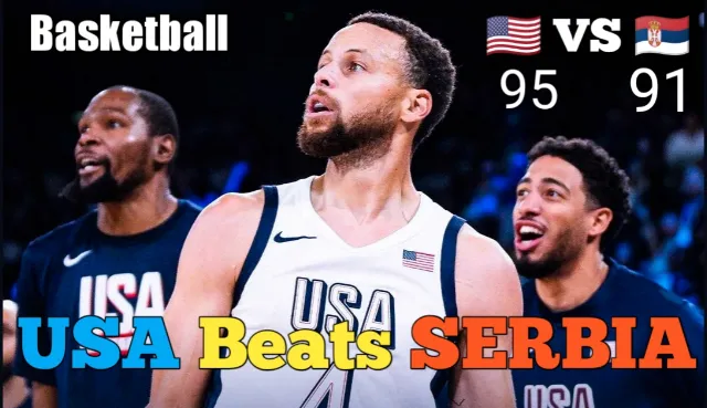 USA Beats SERBIA Peris Olympic games basketball