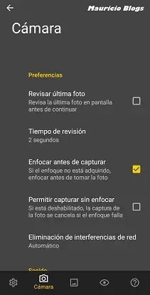 aplicacion de camara para celular