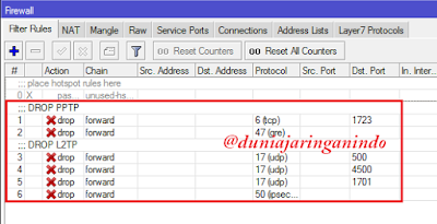 Tutorial Blokir Akses VPN menggunakan MikroTik