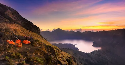 Plawangan Sembalun Crater Rim altitude 2639 masl Mount Rinjani