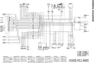 diagram kelistrikan Honda Tiger Revolution (GL200-R)