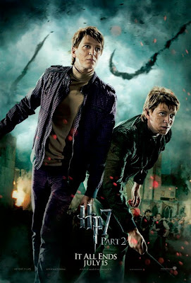 Harry Potter y las reliquias de la muerte. Parte 2. Poster Gemelos Weasley
