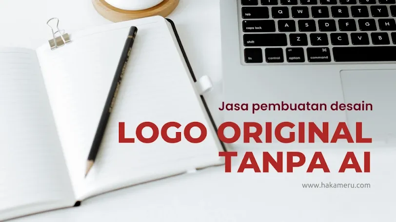 Jasa pembuatan desain logo original handmade tanpa Artificial Intelligence (AI) - Jasa desain logo Hakameru.com