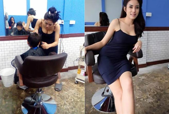 Barber cantik dari Thailand, Nitchamon Jirapatchanon