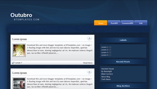 Blogger Toolbox: Fresh, Free and Stunning Blogger Templates