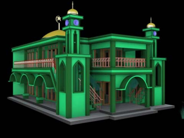 desain masjid minimalis terbaru