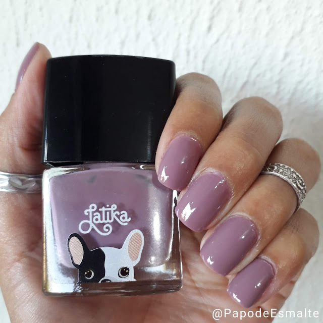 esmalte da vez, latika, puppy violet, unhas da vaci