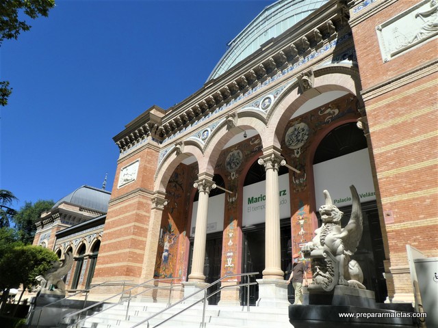 visitar el palacio de Velazquez de El Retiro