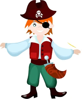 Pirate Boy Free Printable Image. 