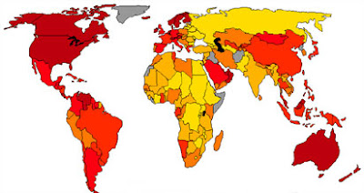 happiness map