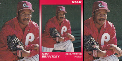 Cliff Brantley 1990 Clearwater Phillies card