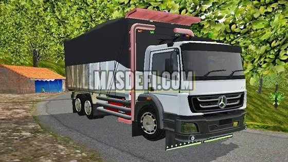 Mod Bussid Truck Mercy Axor Dump C44 Muatan Berat