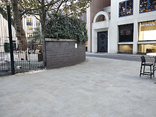 The corner of Mitre Square, City of London.