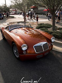 Copper MG MGA front angle