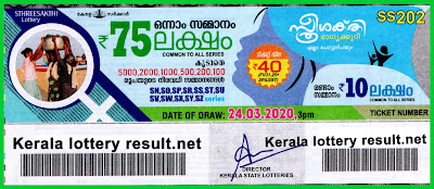 LIVE: Kerala Lottery Result 24-03-2020 Sthree Sakthi SS-202 Lottery Result