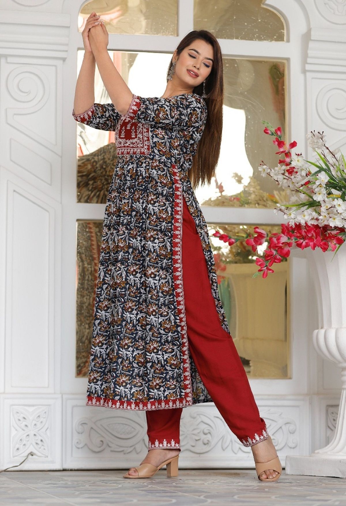 NEW LAUNCH NAIRA CUT COTTON KURTI at Rs.920/Piece in surat offer by yct  shopping