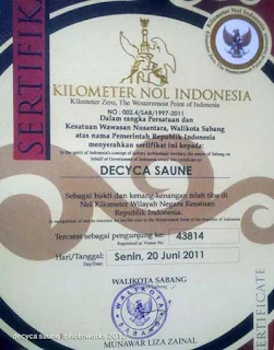 tugu kilometer nol indonesia sabang