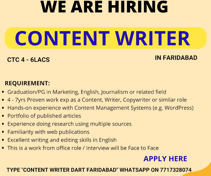 Content Writer