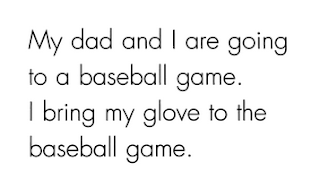 sample page #1 from MY DAY AT THE BASEBALL GAME: A Book About A Special Day  (Powerkids Readers: My World)  by Heather L. Feldman 