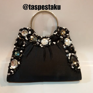 Tas Pesta Hitam Netral Cantik Unik dan Mewah